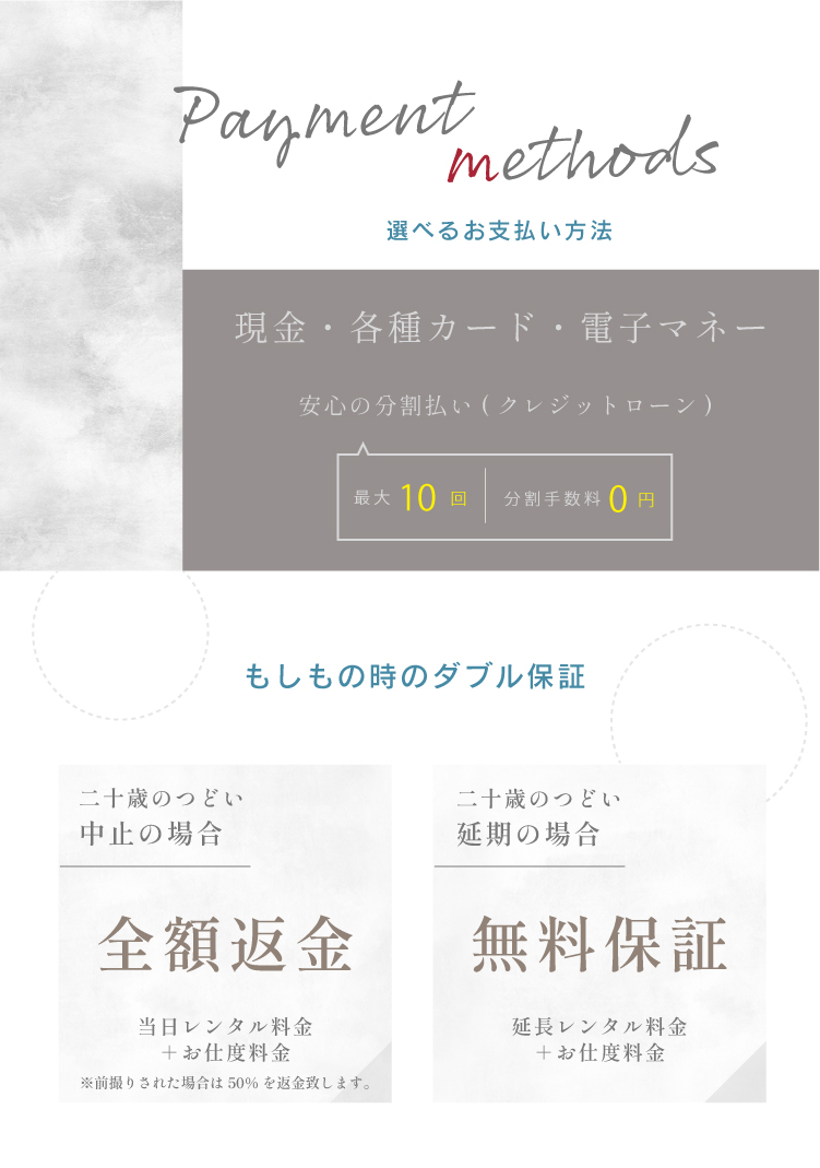 もしもの時のダブル保証