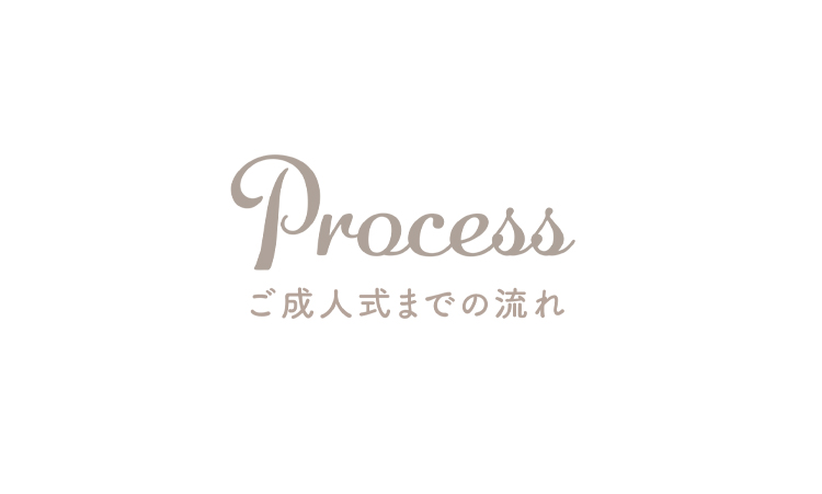 ご成人式までの流れ